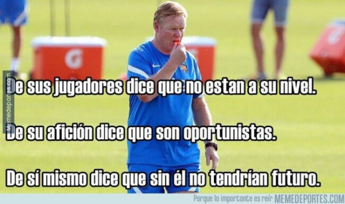 Barcelona sufrió para empatar con Granada y los memes destruyen a Koeman, Busquets y Coutinho