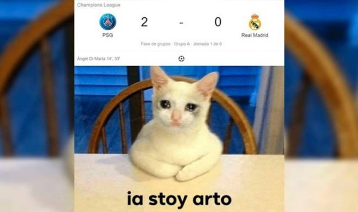 Los memes hacen pedazos al Real Madrid y a Courtois tras el baile que les dio el PSG