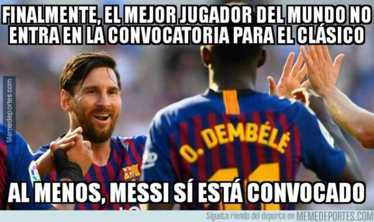 Los despiadados memes que dejó el empate entre Barcelona y Real Madrid