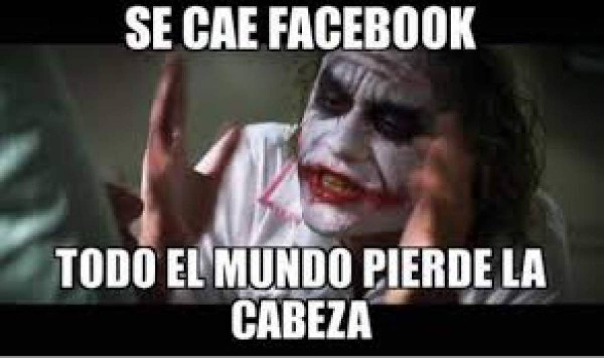 Los divertidos memes que dejó la caída de Facebook