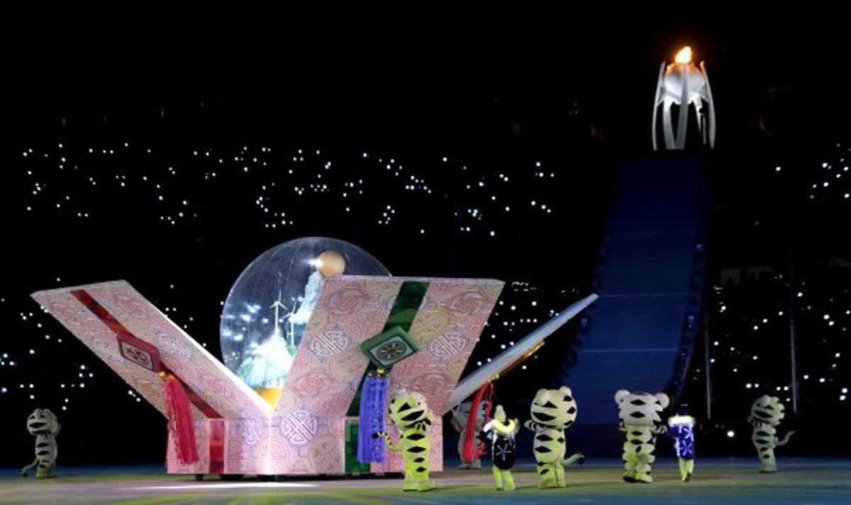 Las mejores imágenes de la ceremonia de clausura de los Juegos Olímpicos de Invierno