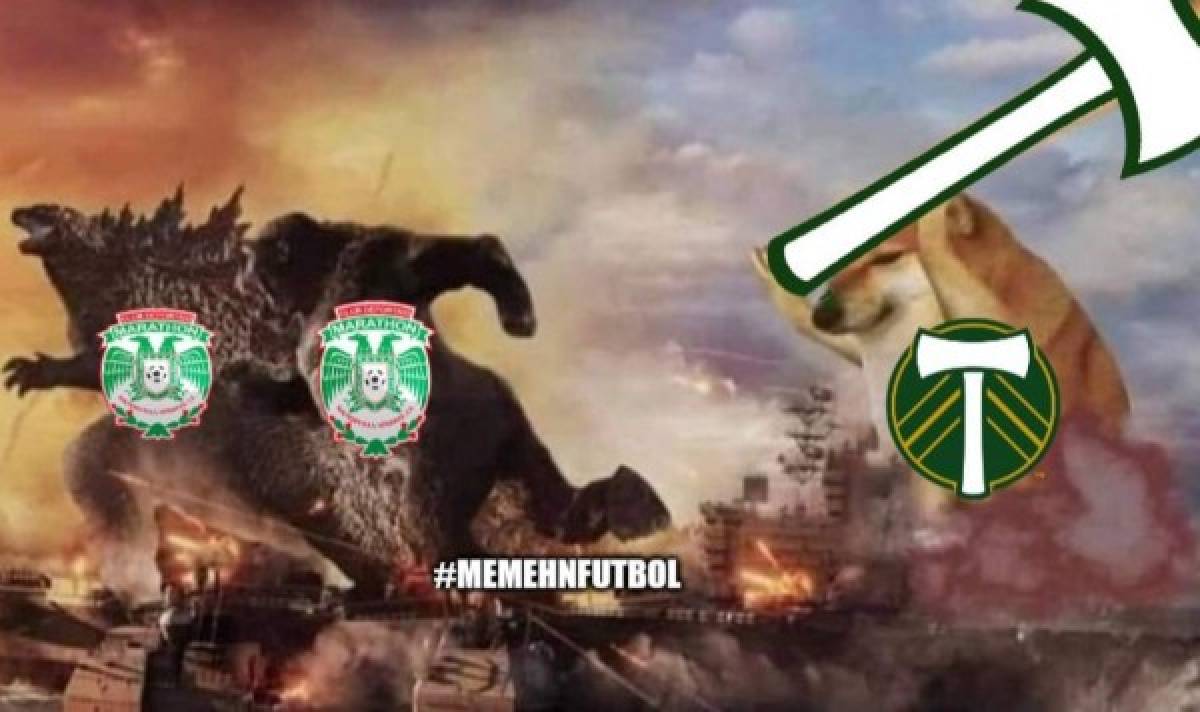 Humillan a Marathón con memes tras la paliza ante el Portland en la Concachampions