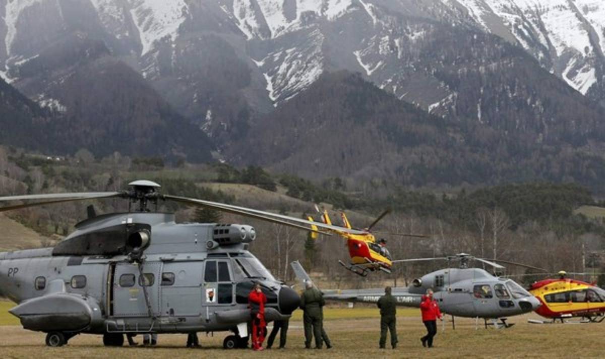 Avión accidentado en Francia tuvo una brusca caída de ocho minutos