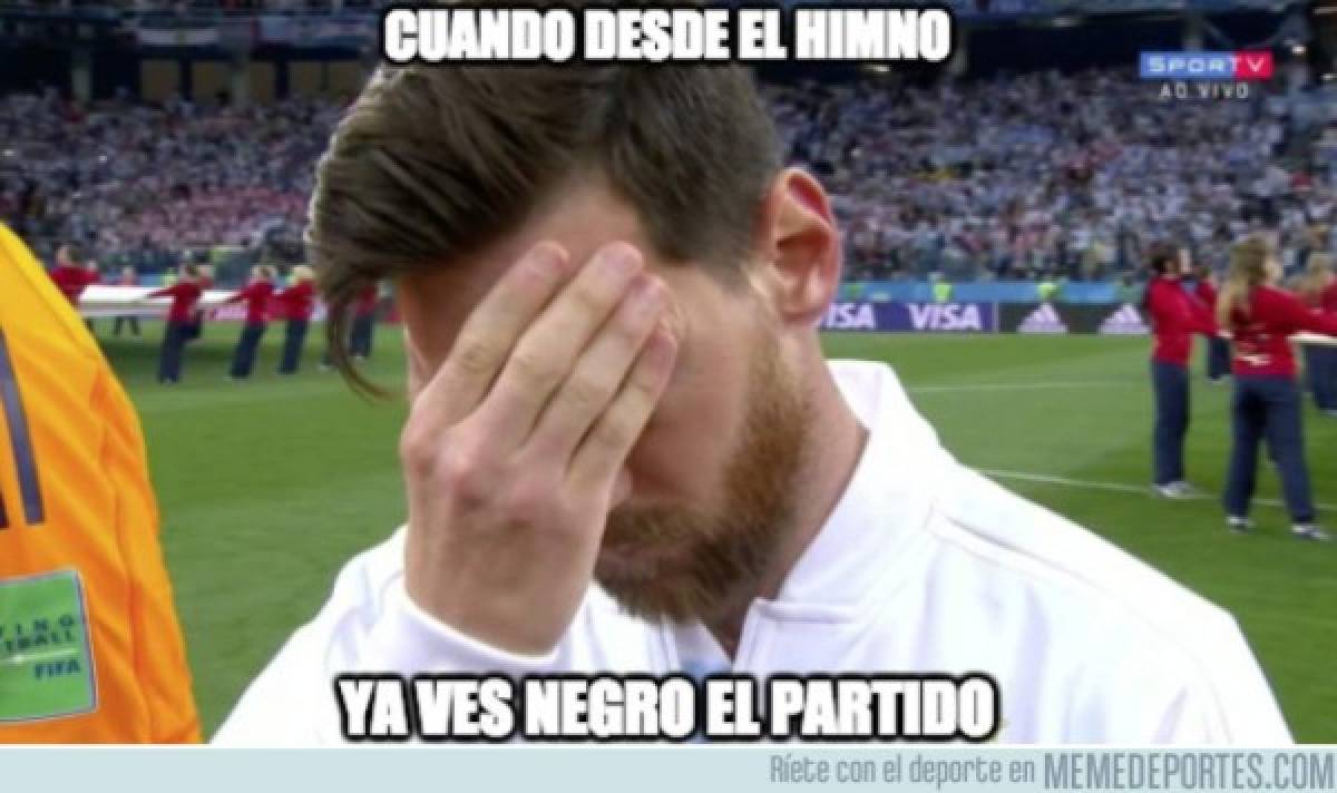 MEMES: Despedazan a Messi y Argentina tras recibir paliza de Croacia en Rusia 2018