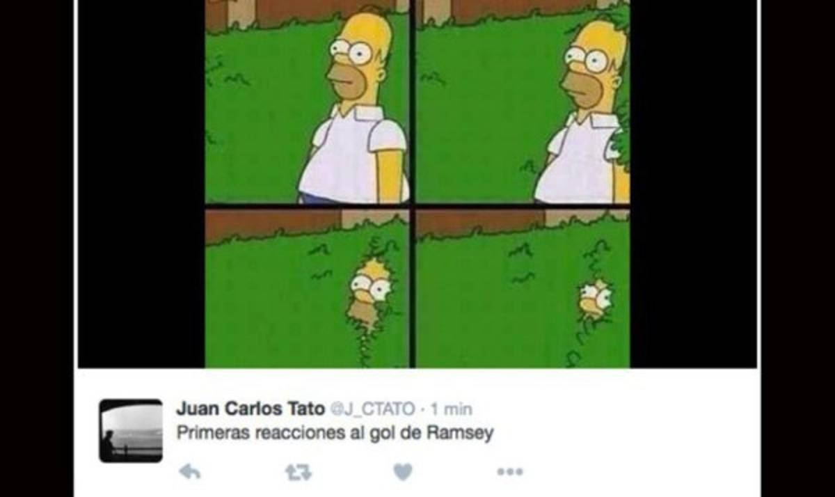 Aaron Ramsey, el protagonista de los memes este lunes en la Eurocopa junto a Gareth Bale