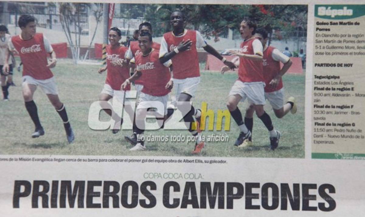 FOTOS: El álbum inédito de Alberth Elis en torneos colegiales