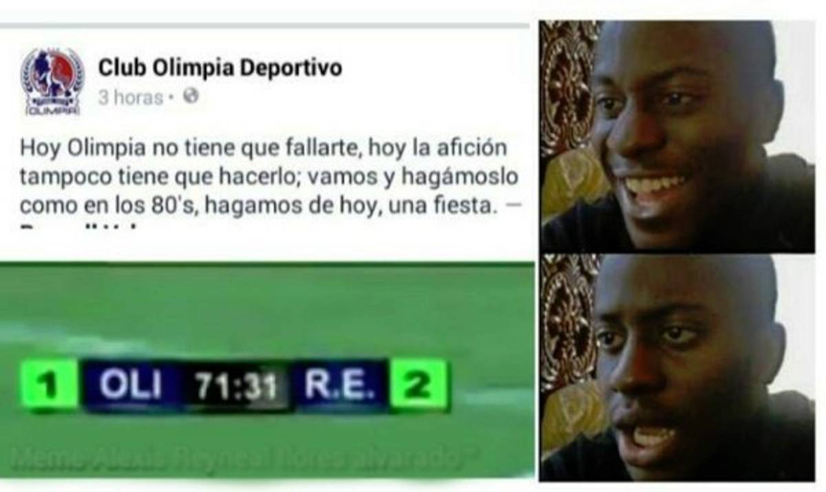 Los mejores memes del triunfo del Real España sobre Olimpia