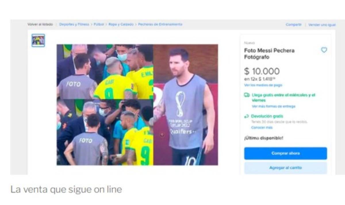 Revelaron por qué Messi salió con un chaleco de fotógrafo durante el escándalo de Brasil-Argentina