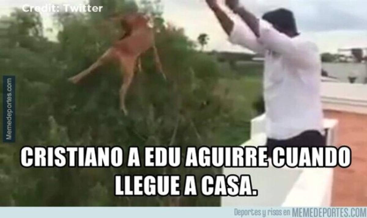 Cristiano Ronaldo anunció que no volverá al Real Madrid y los memes destrozan a Edu Aguirre