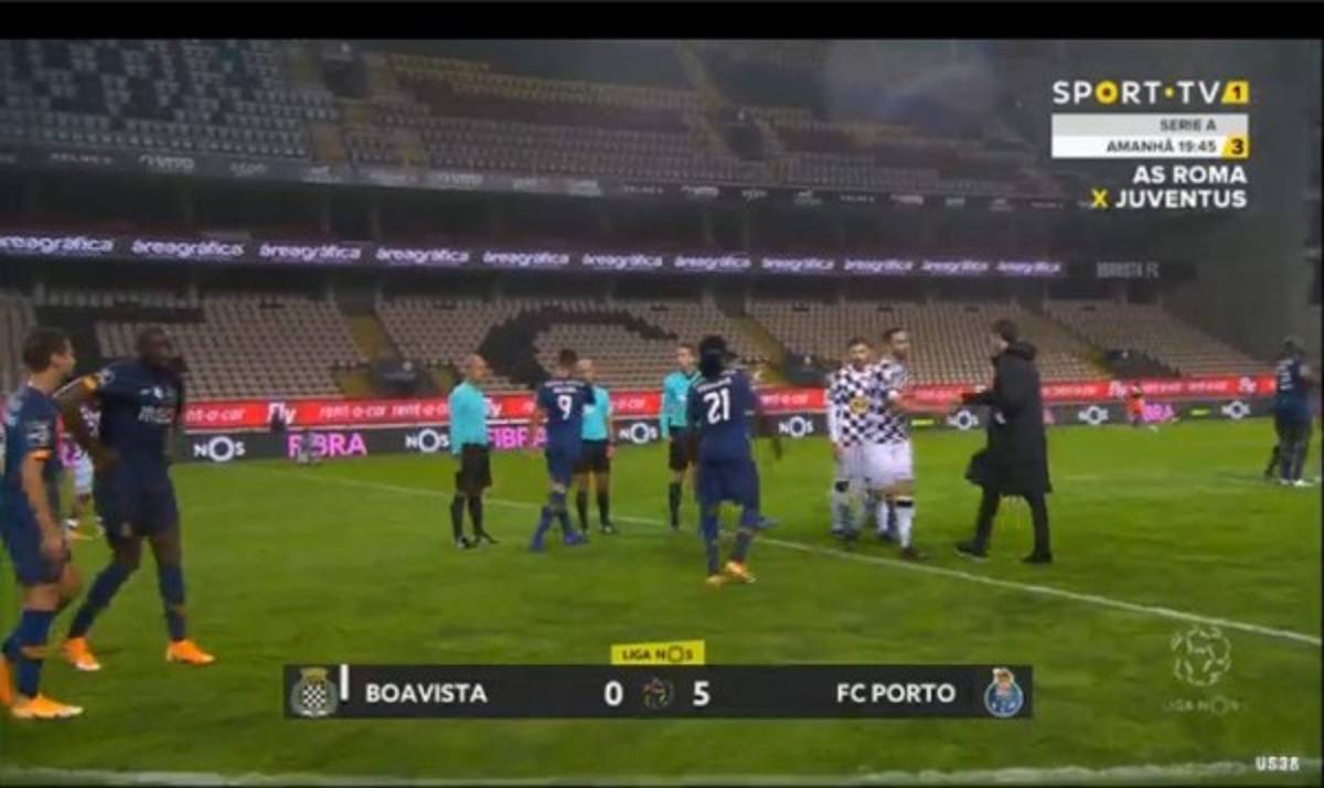 Boavista-Porto: Jorge Benguché tuvo un duelo férreo con Pepe y Alberth Elis debutó