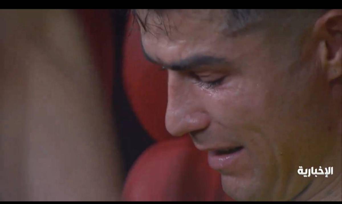 El tremendo llanto de Cristiano, el jugador que fue regañado por Ronaldo y el gesto del luso tras perder la final con Al Nassr