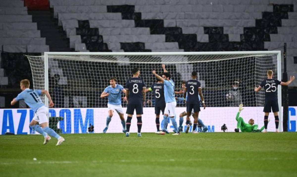 La frustración de Keylor Navas tras su error y el récord que le rompió el Manchester City en Champions League