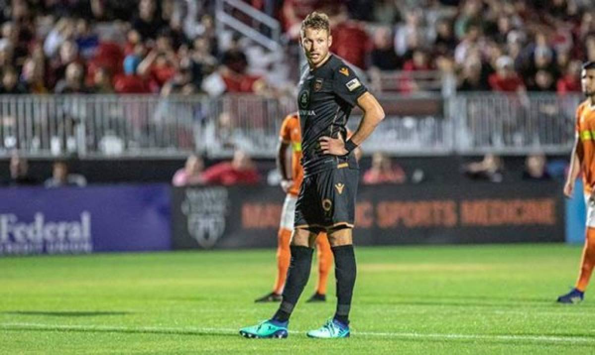 Douglas Martínez figura con menos partidos entre los máximos goleadores de la USL con el Real Monarchs