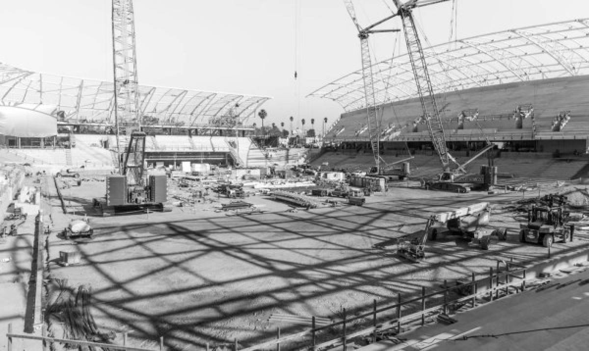 Así luce el estadio de Los Ángeles FC a casi tres meses de su inauguración