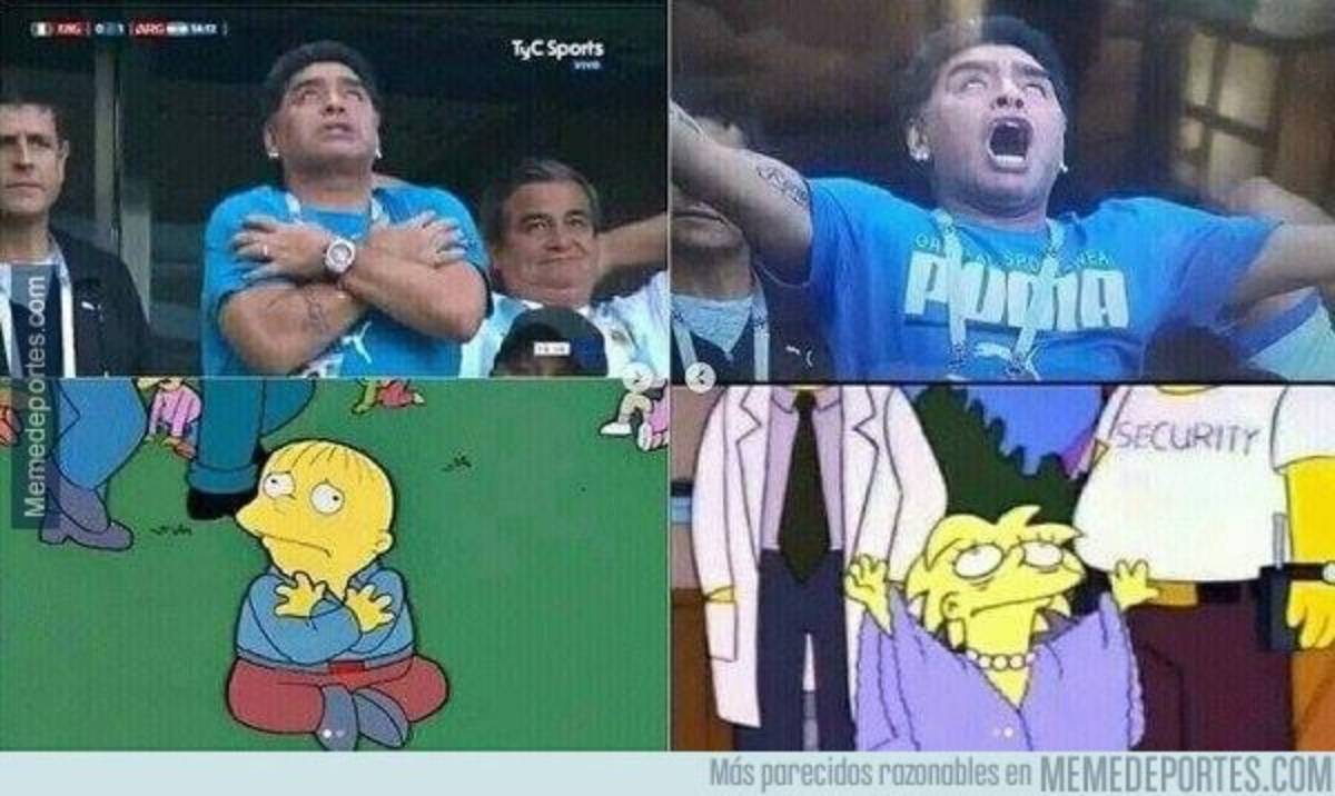 Los otros memes que no has visto de Messi y Maradona tras el Argentina-Nigeria