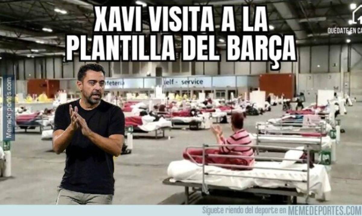Los jocosos memes que dejó la presentación de Xavi en Barcelona: Salvavidas, enfermería y resurrección