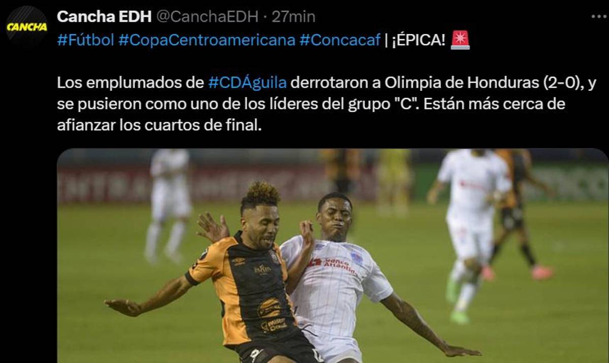 “Águila venció al poderoso Olimpia”: no perdonan al equipo de Troglio tras dolorosa caída en la Copa Centroamericana
