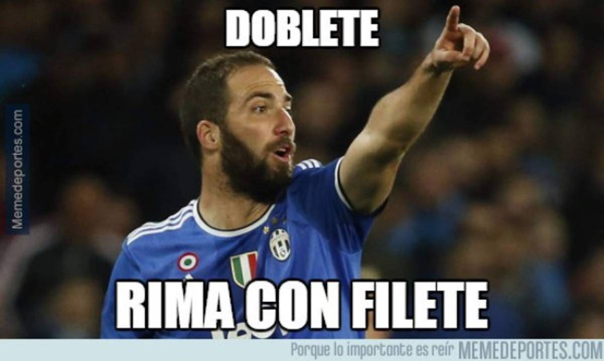 Los terribles memes contra Higuaín en el gane de la Juventus ante Mónaco