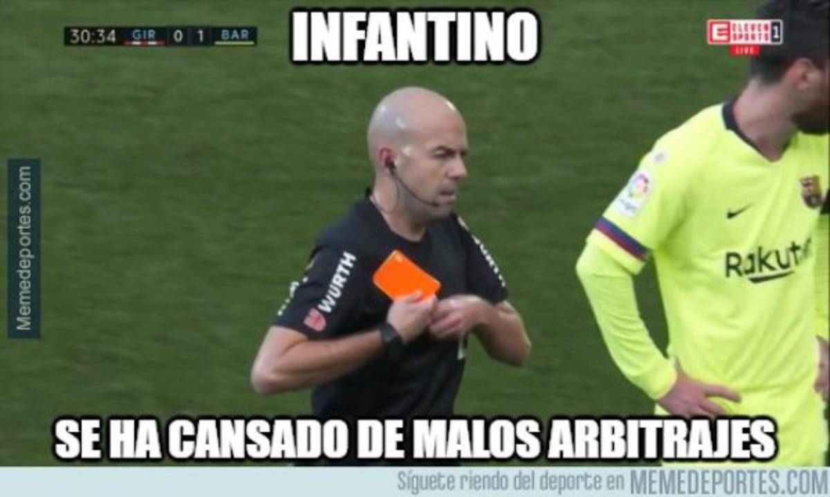 Barcelona-Girona y los despiadados memes donde aparece hasta el Choco Lozano