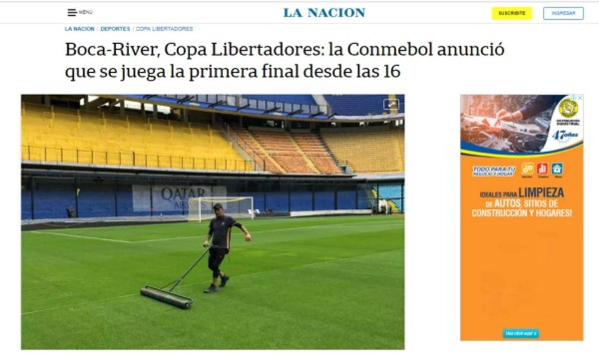 Impacto mundial: La prensa reacciona tras confirmar la final Boca-River en la Libertadores