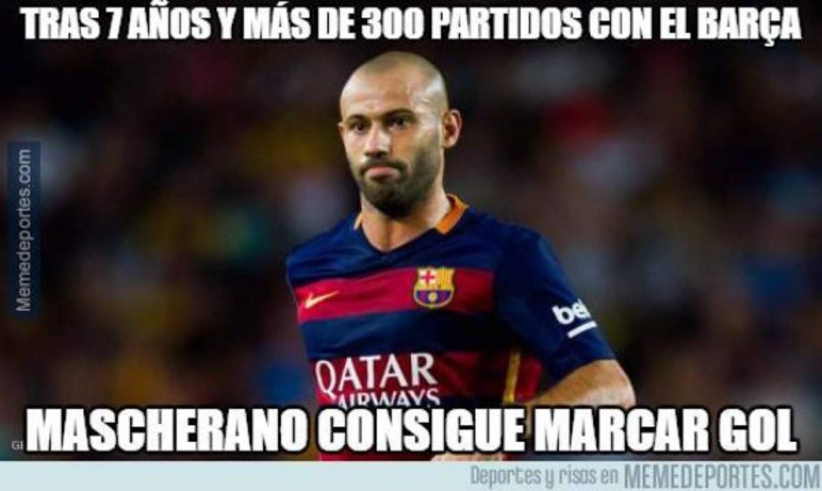 ¡Para morir de risa! Gomes y Mascherano anotan y son los protagonistas de los memes
