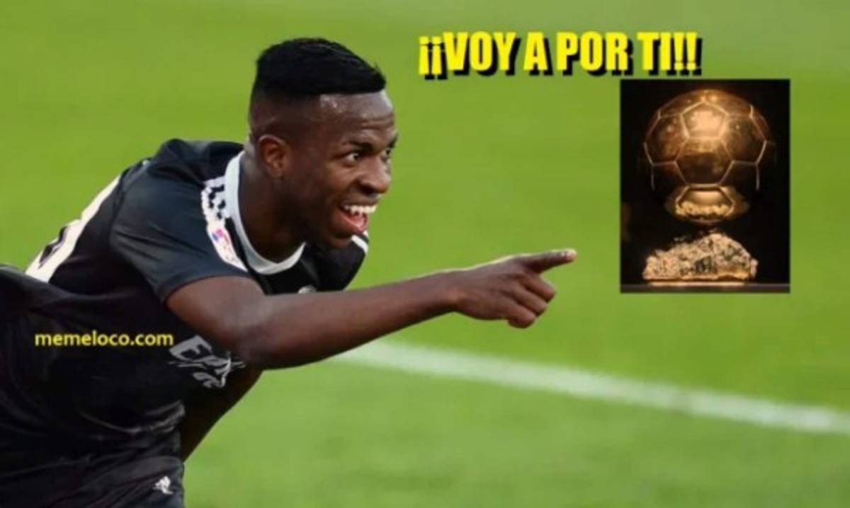 Vinicius, protagonista de los memes tras el triunfo del Real Madrid contra Sevilla: Balón de Oro