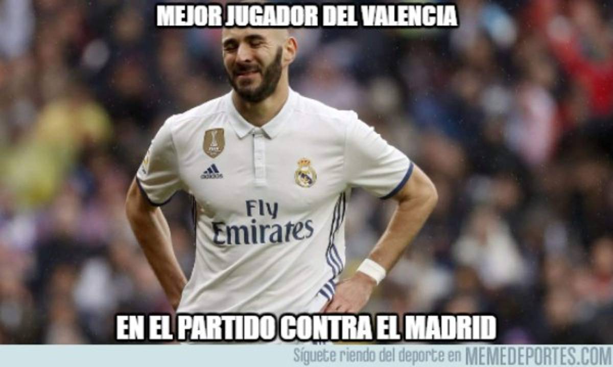 Los memes atacan a Bale y Benzema tras el empate del Madrid ante Valencia