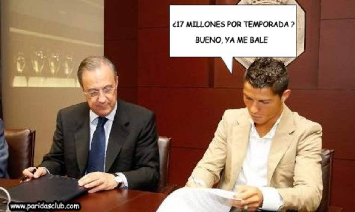 Festejan la renovación de Cristiano Ronaldo con memes de su última y extraña pose