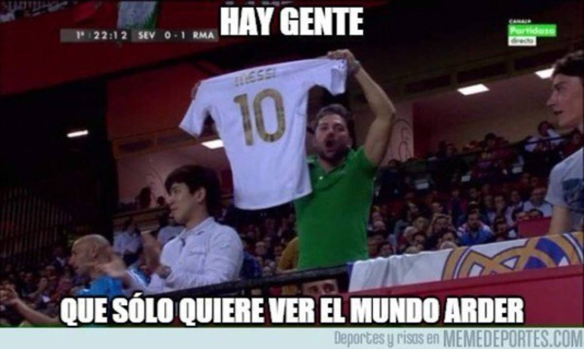 Con memes se burlan de la derrota del Real Madrid ante Sevilla
