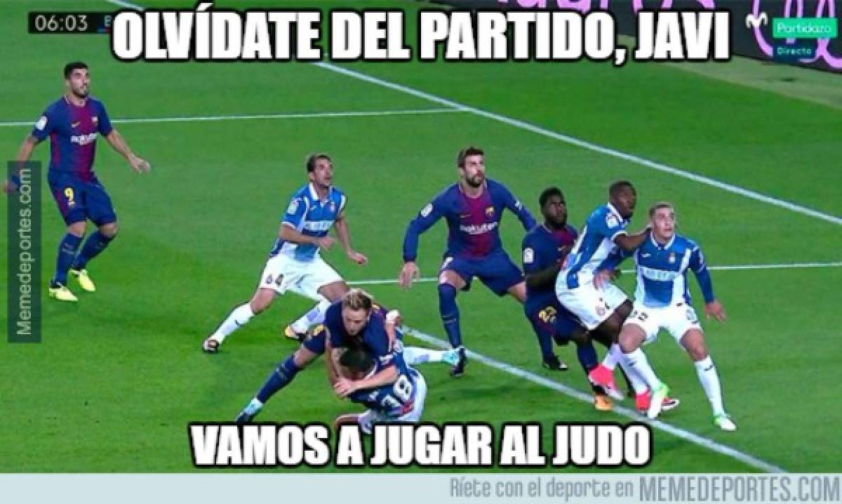 Real Madrid sale 'bailando' en los memes del Barcelona-Espanyol