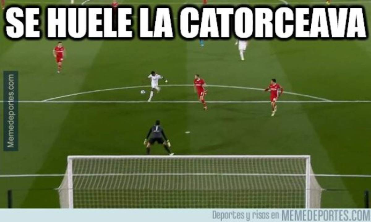 Vinícius incendia las redes: los memes del triunfo del Real Madrid ante Liverpool y se burlan del Barcelona