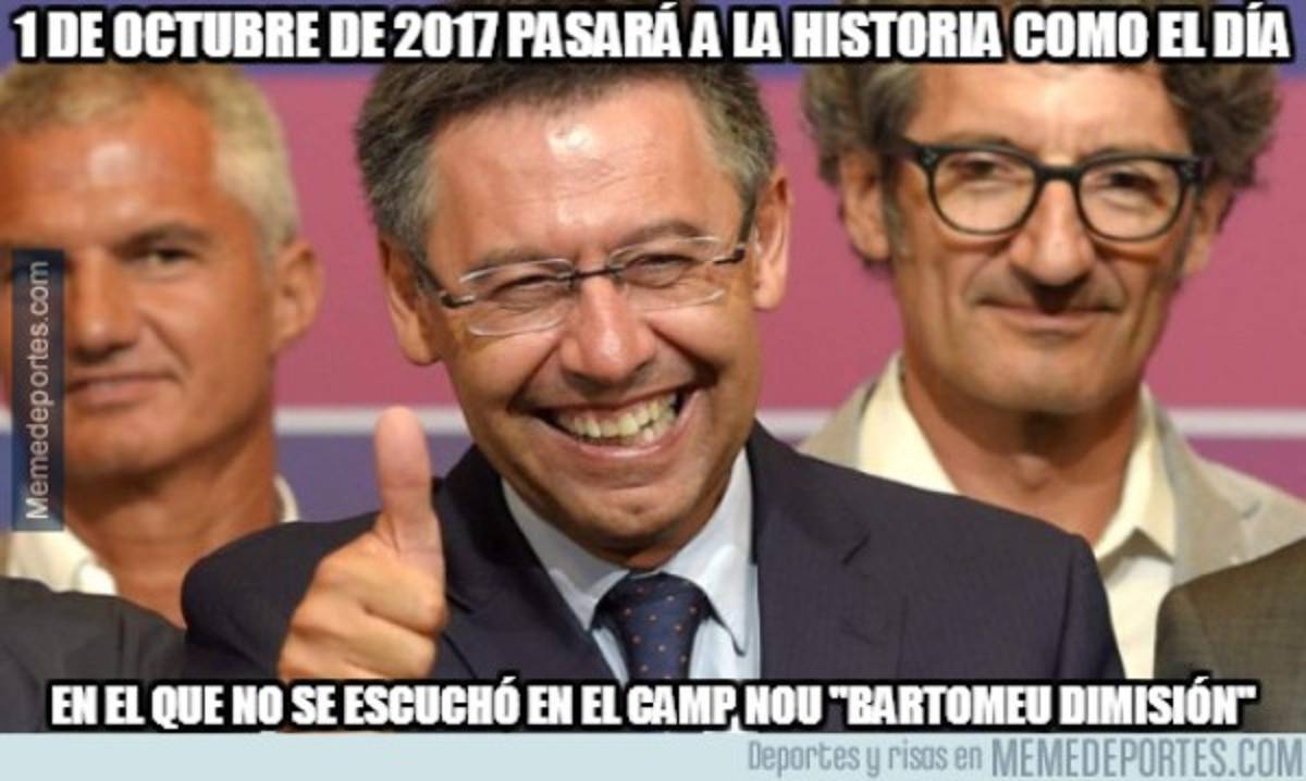 Los divertidos memes del triunfo del Barcelona ante Las Palmas en día de referéndum