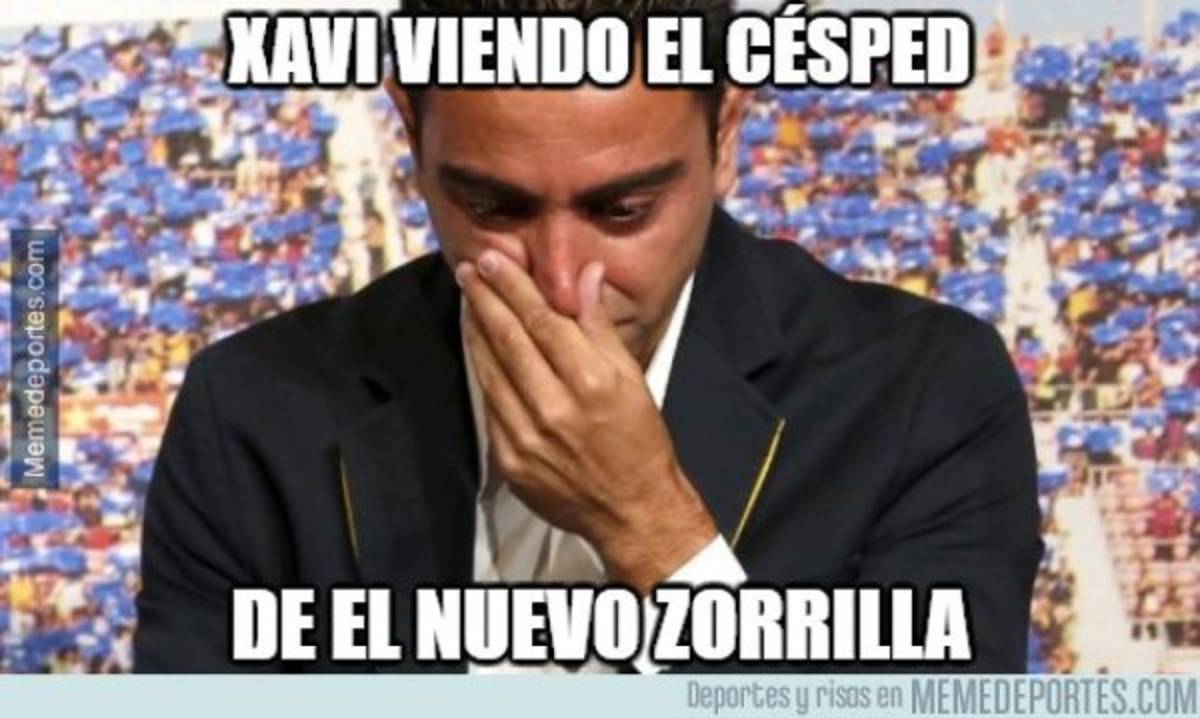 Los memes atacan a Xavi y a la cancha del José Zorrilla tras el Valladolid-Barcelona