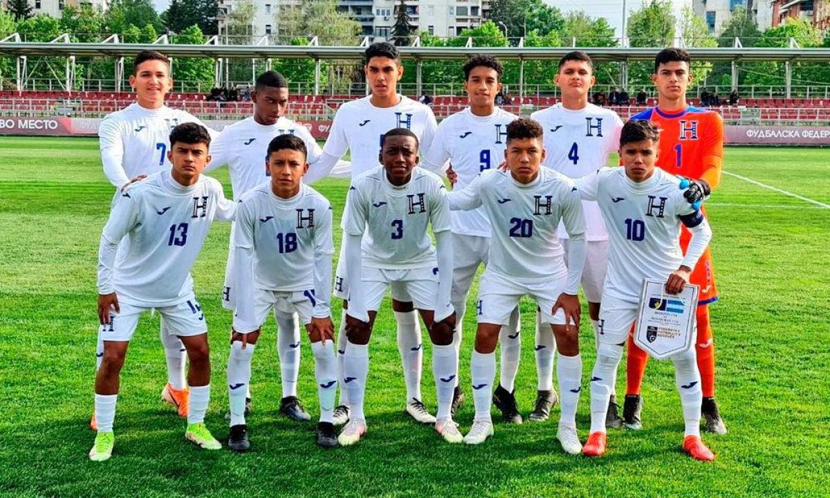 La Sub-17 de Honduras derrotó a Macedonia del Norte y se despide del torneo amistoso de la UEFA con dignidad