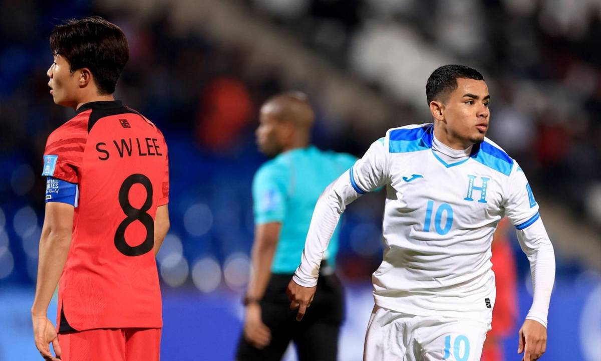 Honduras, con un hombre menos, empató ante Corea del Sur y se jugará todo en la última fecha del Mundial Sub-20