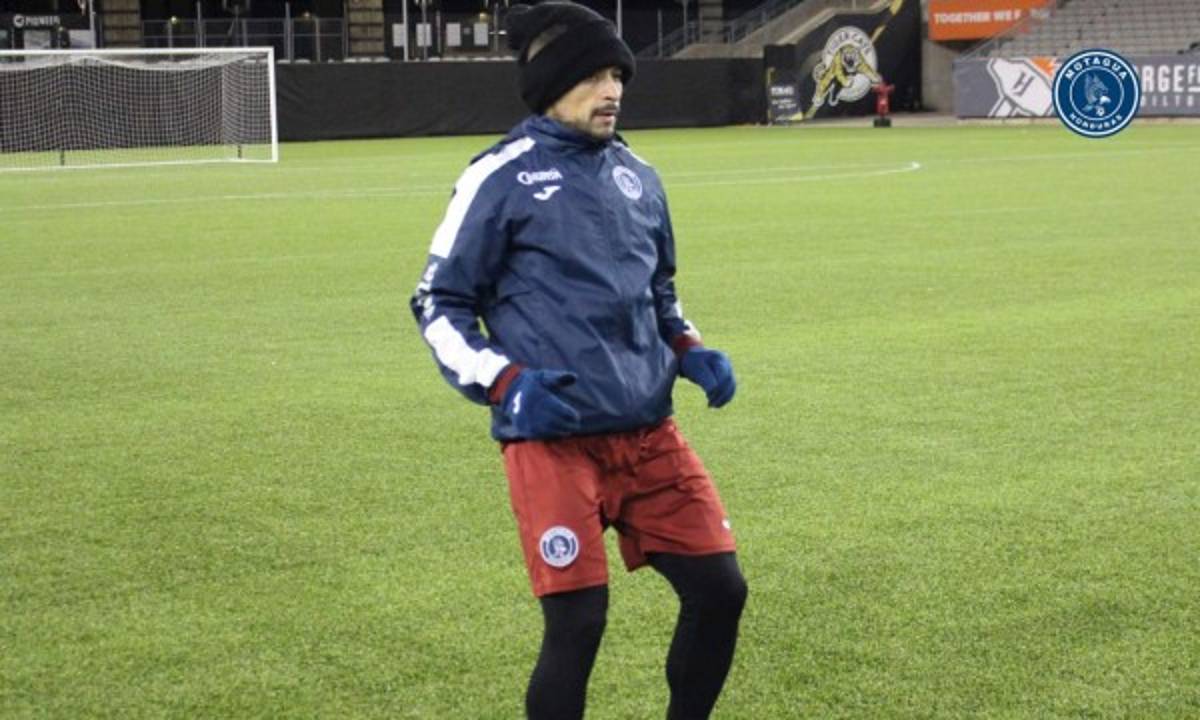 ¡Estaba a -1 grado! Así fue el reconocimiento de cancha del Motagua para el juego con Forge FC