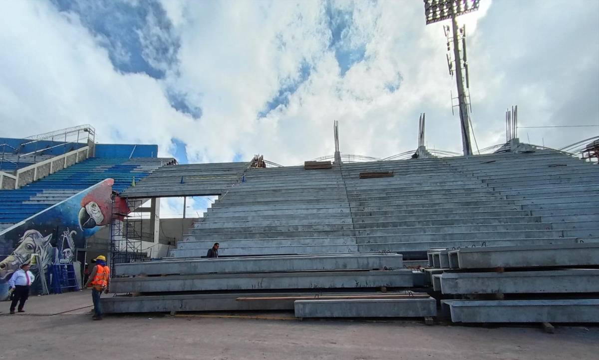 Especialista europeo realizó supervisión para la instalación de butacas en el estadio Nacional Chelato Uclés