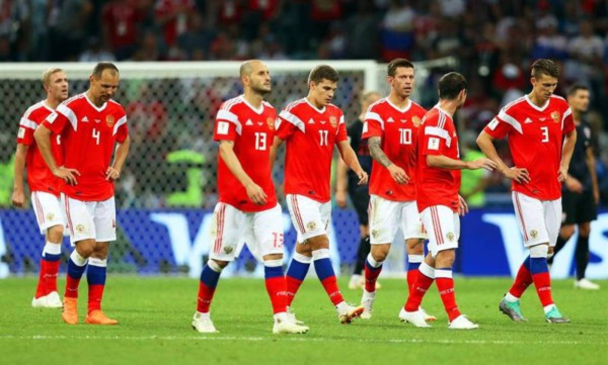 No se vio en TV: Rakitic rompe en llanto y el dolor de los rusos por decir adiós al Mundial