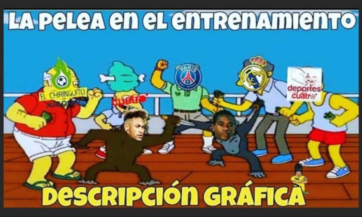 ¡NO PERDONAN! Los memes de la pelea entre Neymar y Semedo