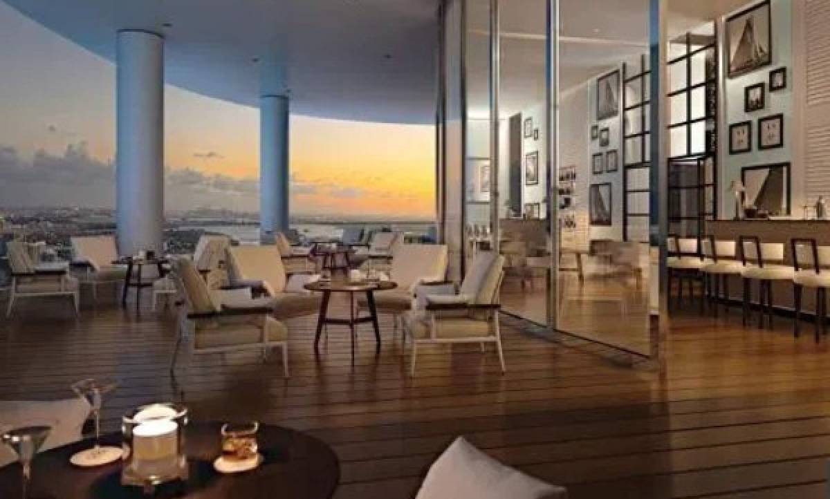 Con club privado y comedor frente al mar: El lujoso piso 26 que compró Alexis Sánchez en Miami