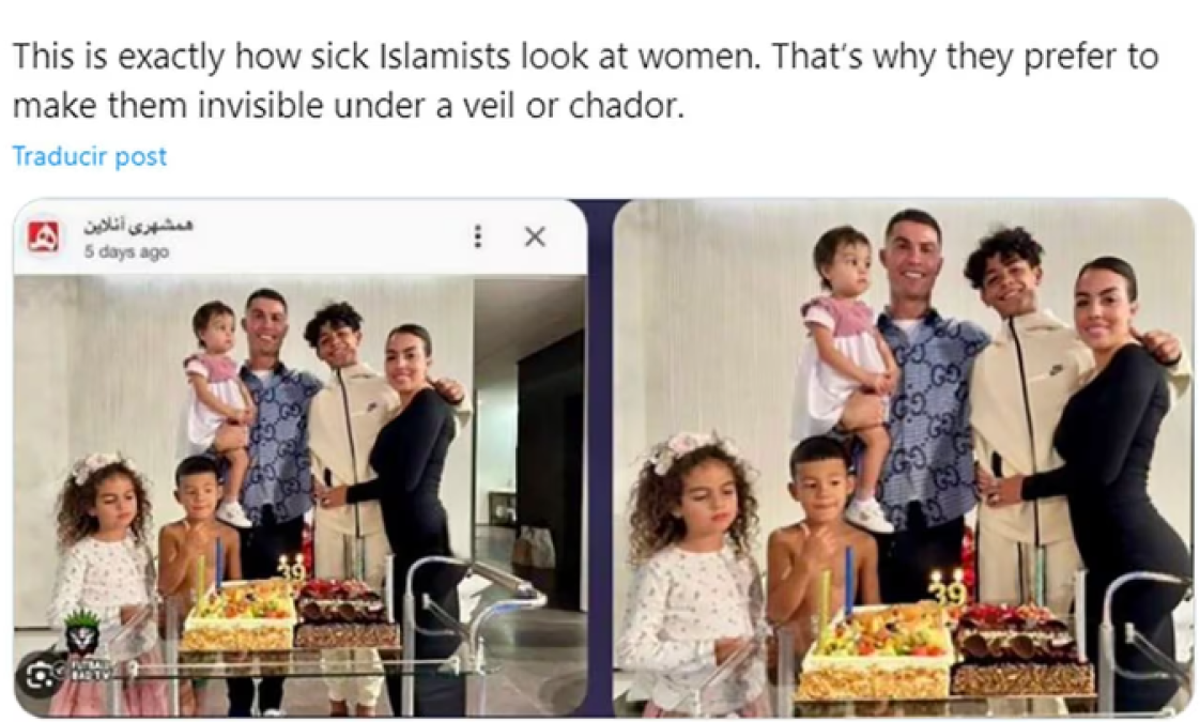 “Enseñó de más”: Georgina Rodríguez provoca escándalo y esto hicieron con la foto que aparece junto a Cristiano Ronaldo