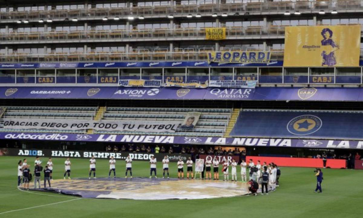 Boca Juniors marca un golazo y se lo dedican a Dalma: la hija de Maradona llora en el palco de La Bombonera