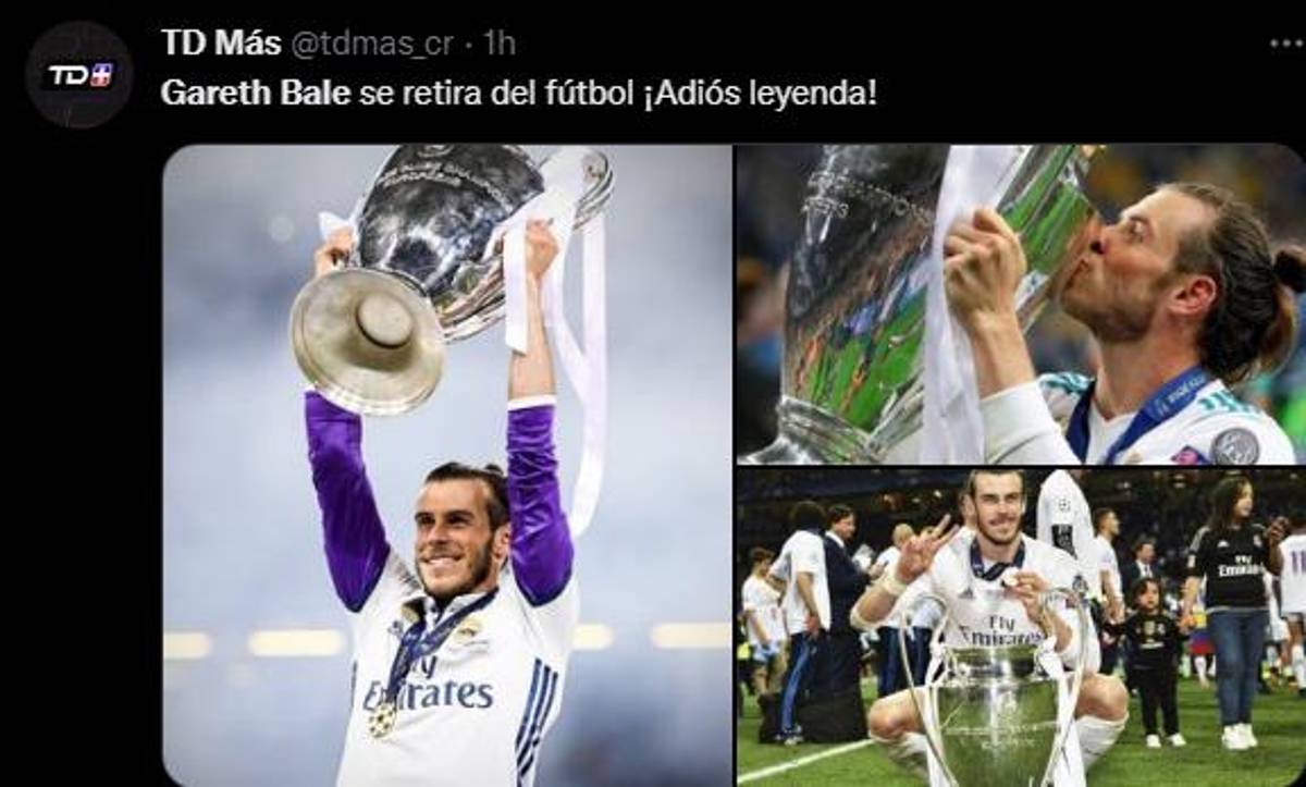 “Adiós leyenda”, “Lo ganó todo”: Prensa internacional se rinde ante el retiro de Gareth Bale