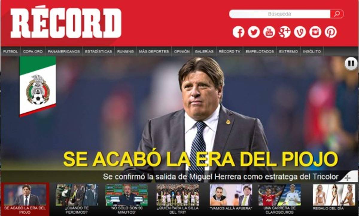Así cuenta la prensa mundial salida de Miguel Herrera