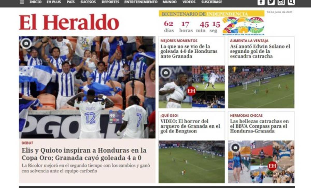 'La gran H se estrena', 'Queda mucha tarea': en las redes se comenta el debut de Honduras en Copa Oro