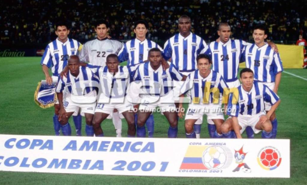 Honduras alcanzó el tercer lugar en su histórica participación en la Copa América 2001.