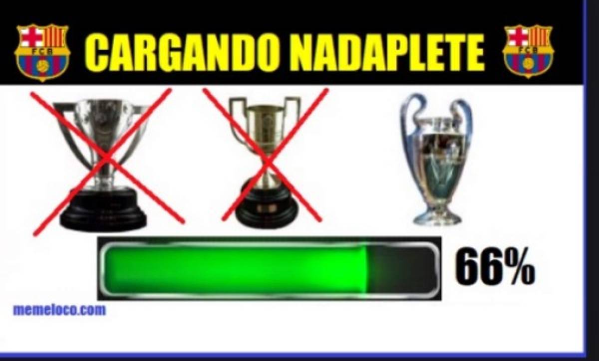 Los memes hacen pedazos al Barcelona y Messi por reaccionar tarde en la liga española