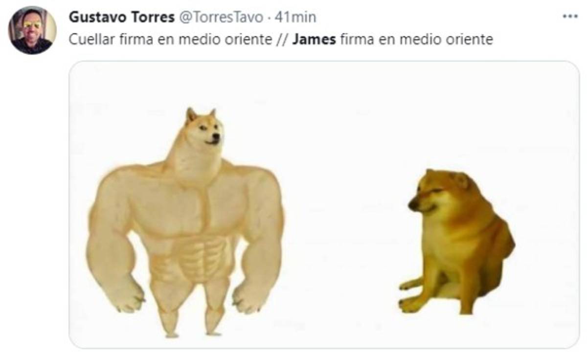 James Rodríguez es destrozado con divertidos memes por su eventual llegada al fútbol de Qatar