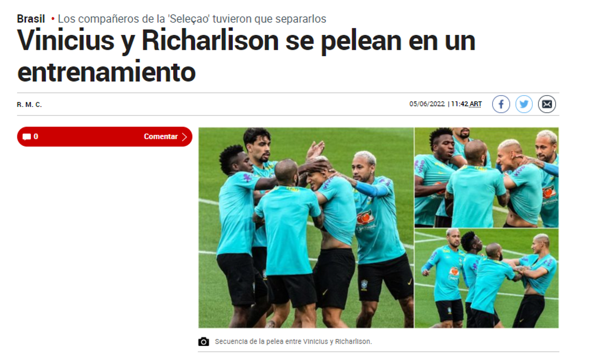 ¡Polémica en Brasil! Futbolistas casi se van a los golpes y revelan la provocación: ‘‘Ahí fue cuando lo perdí’’