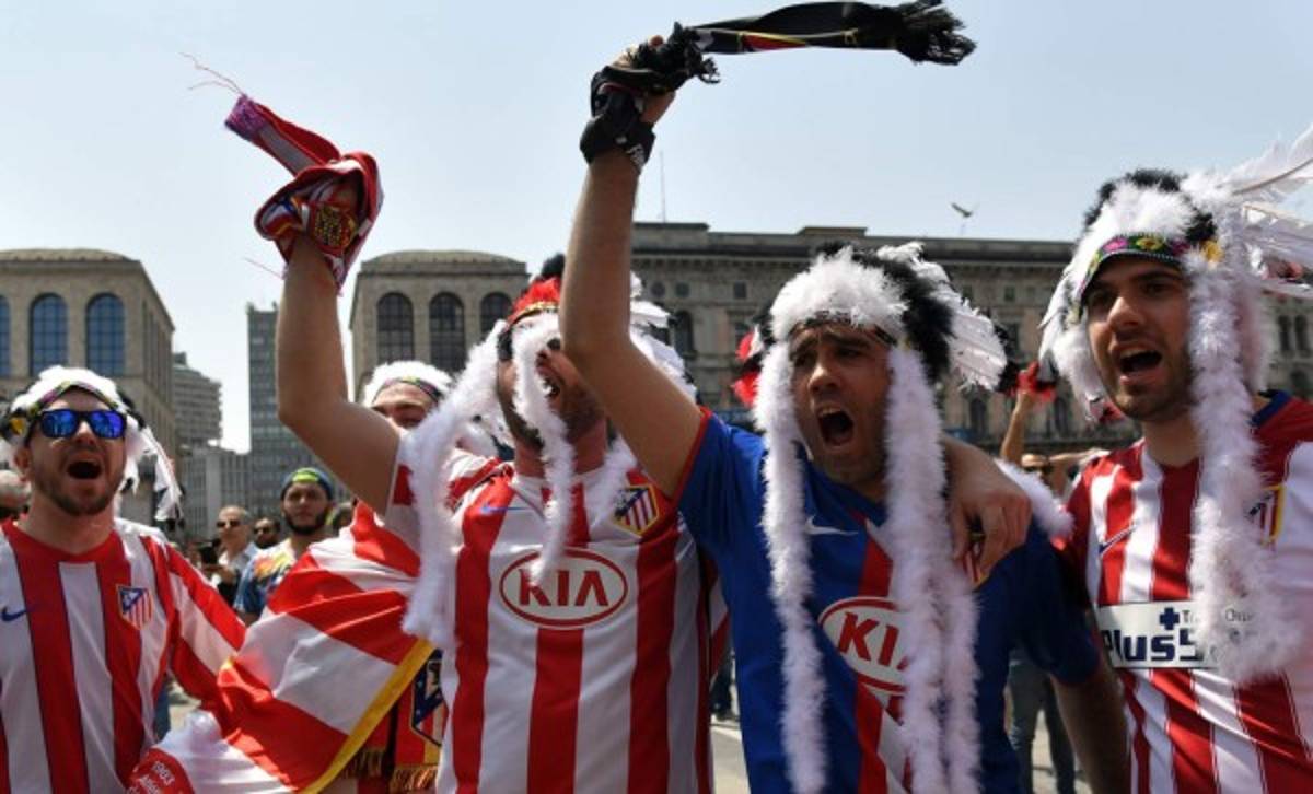 Ambiente espectacular en Milán por la final de la Champions League